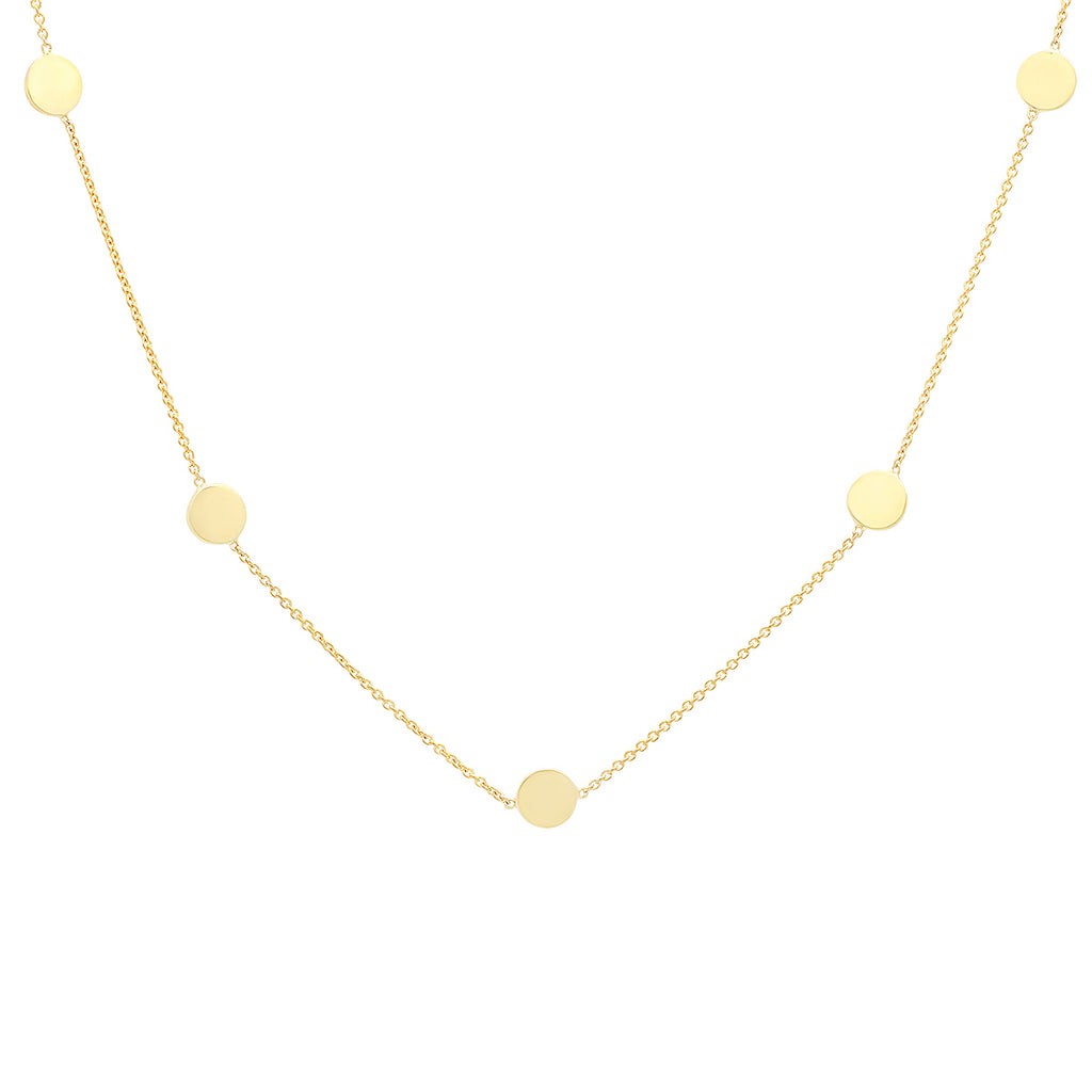 Circle by-the-inch necklace