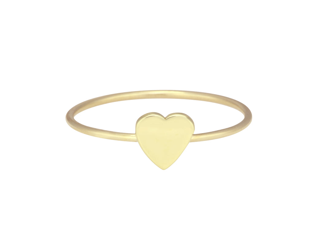 Extra Small Gold Heart Ring